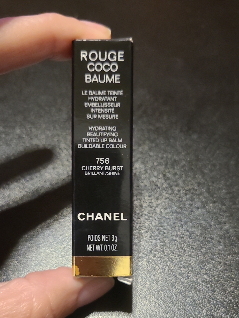 Chanel Cherry Burst ROUGE COCO BAUME SHINE - Picture 4 of 5